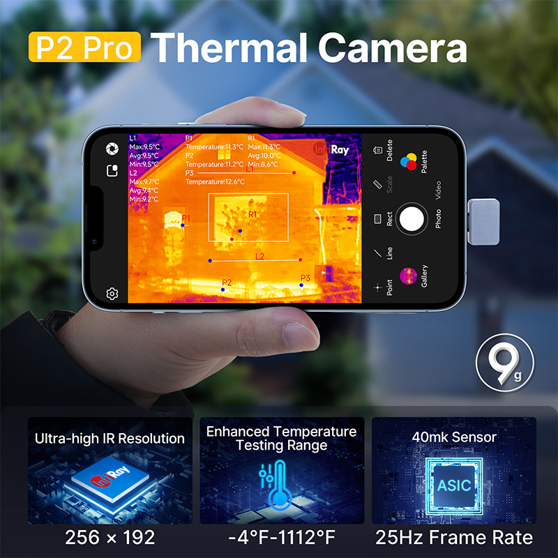 Infiray P2 Pro kamera termowiz – Nf 521 Thermal Imaging Camera recenzja i cena