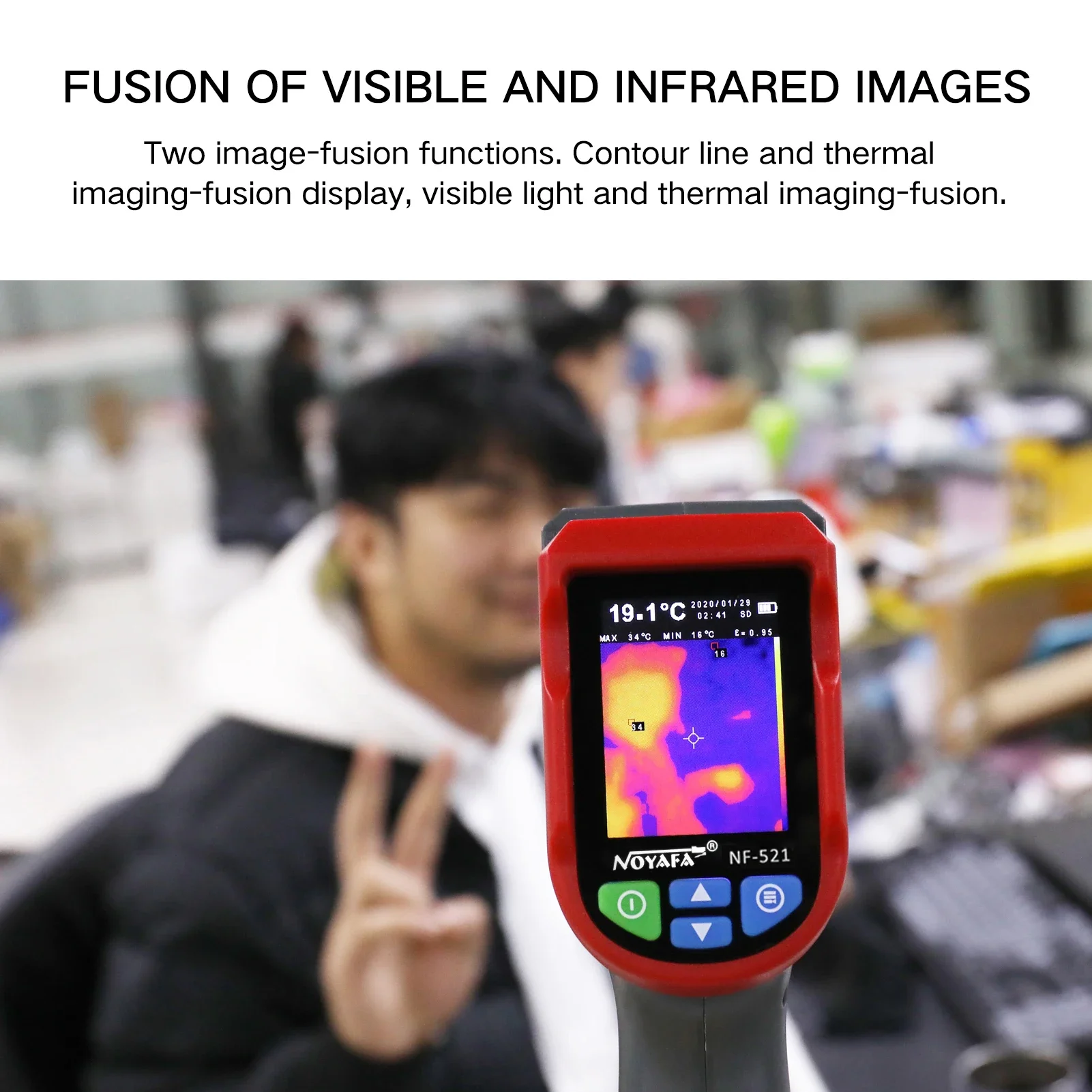 Ręczna kamera termowizyjna na  – Nf 521 Thermal Imaging Camera recenzja i cena