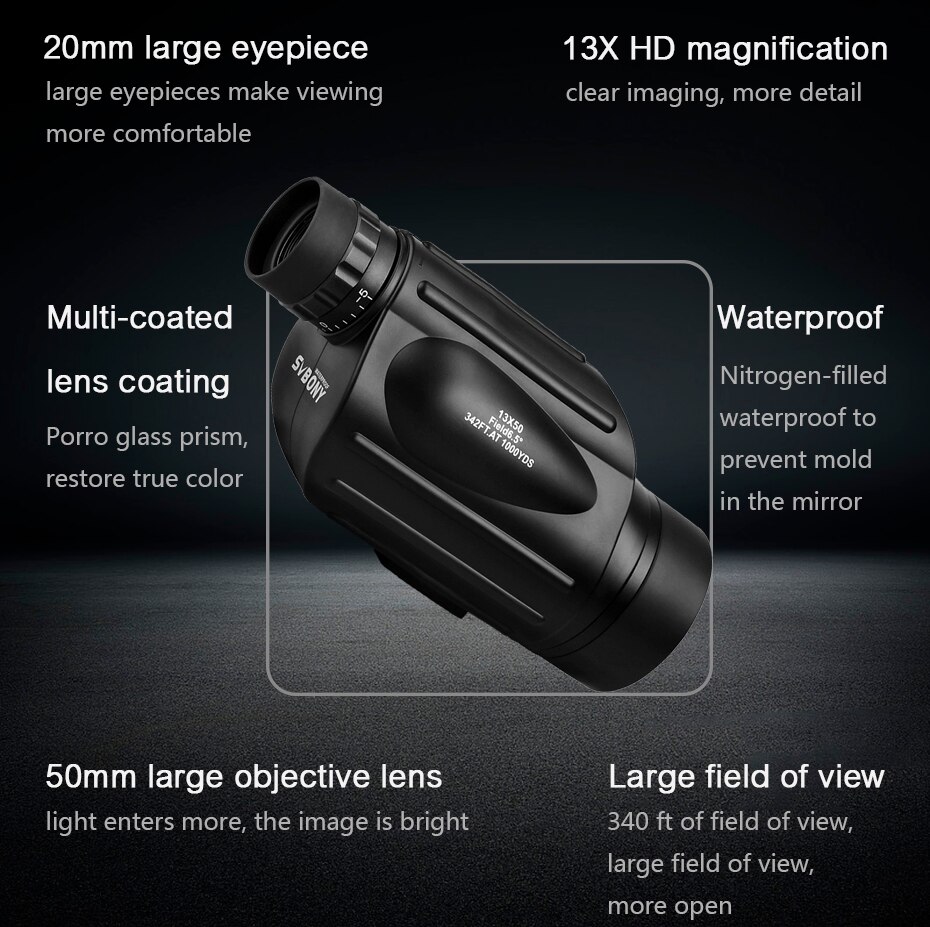 Monokular Svbony SV49 Potężny  – Hunting Thermal Imaging Scope recenzja i cena