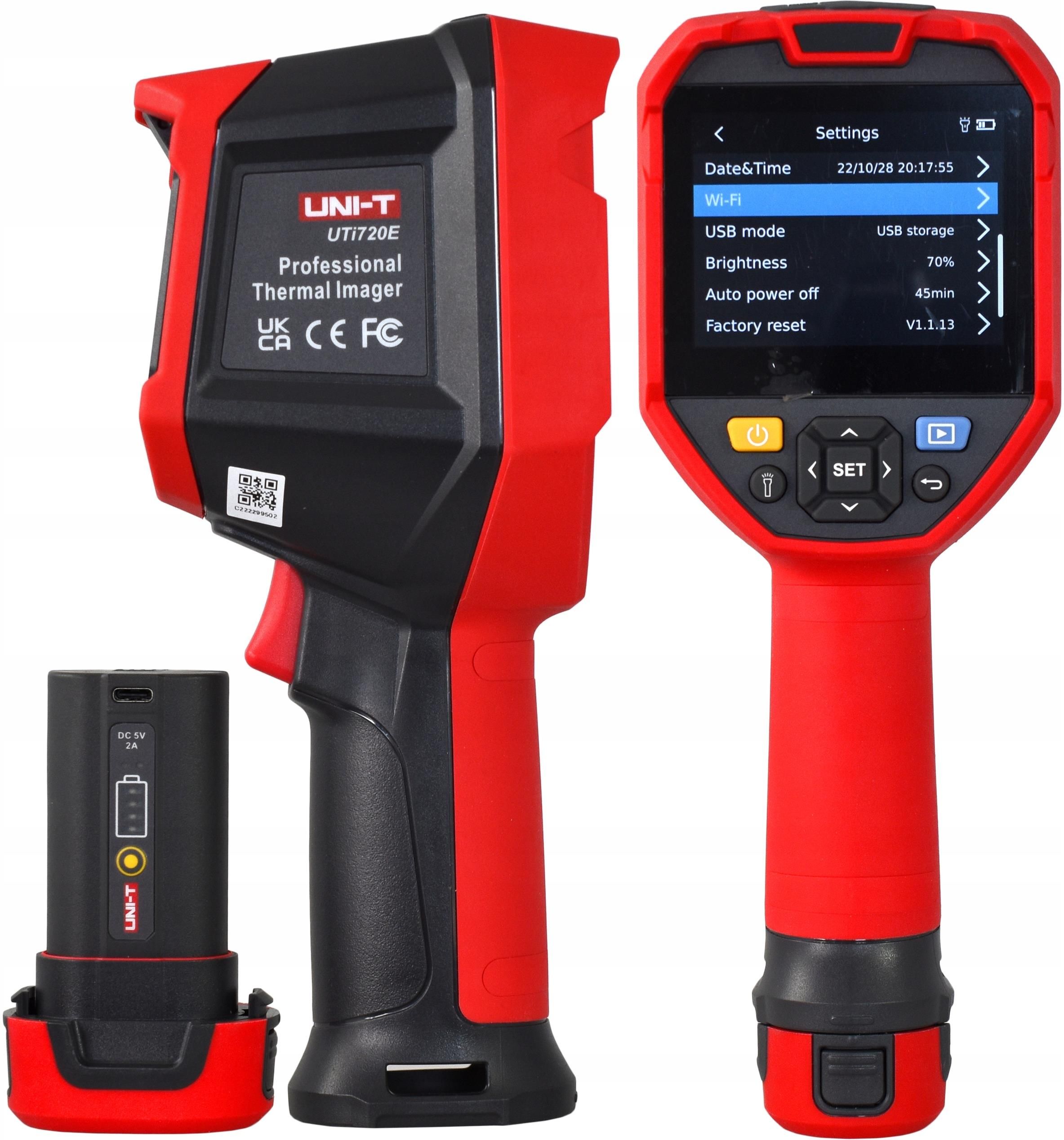 UNI-T UTi720E – termowizyjna k – Thermal Imaging Camera 256X192 recenzja i cena